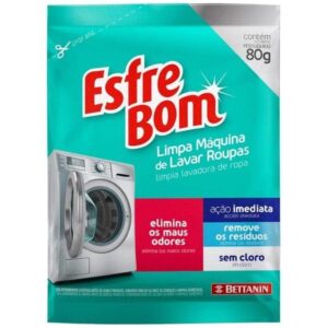 Limpa Máquina de Lavar Roupas Bettanin EsfreBom 80g - Produtos de Limpeza