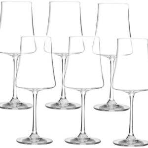 Jogo de Taças para Vinho de Cristal 460ml 6 Peças Haus Concept Pleasure - Taça de Vinho