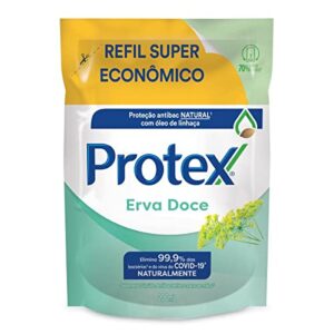 Sabonete Líquido Antibacteriano para as Mãos Protex Erva Doce 200ml