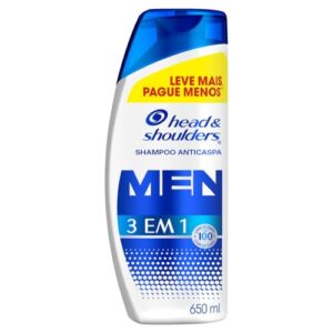 Shampoo Anticaspa Head & Shoulders Men 3 em 1, 650 ml