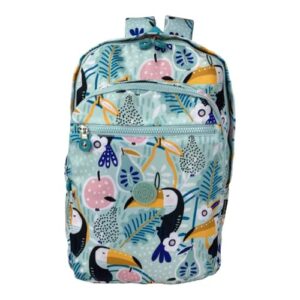 Mochila Juvenil Casual, Escolar, Passeio, Viagem Tulsa Poliéster Santino SAM115U (Azul Claro)