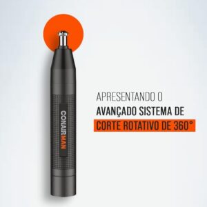 Conair, Aparador de Pelos para Nariz e Orelha, Inclui Acessório Barbeador, Conair Man - Alimentado por pilhas