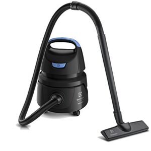 Electrolux 3011AHBR411 - Aspirador água pó, compacto potente função sopro 1400W, 12 L total, 5 L util, protetor termico, 127v, Preto Com Detalhes Em Azul