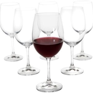 Jogo de Taças para Vinho Cristal 450ml 6 Peças - Haus Sense Bohemia - Taça de Vinho