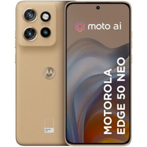 Smartphone Motorola Edge 50 Neo 256GB Latte (Marrom) 5G 16GB RAM 6,4" Câm. Tripla + Selfie 32MP - Motorola