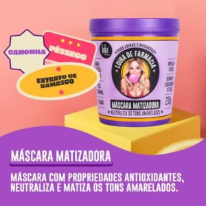 Lola Cosmetics Loira de Farmácia Matizadora Máscara 230g Lola(A embalagem pode variar)