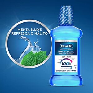 Enxaguante Bucal Oral-B 100% De Sua Boca Cuidada 500ml