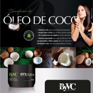 Selante Capilar Selagem BTX Natural's Coconut Oil Sem Formol
