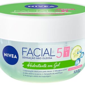 Gel Hidratante Facial Nivea Ácido Hialurônico e Pepino 100g - Hidratante Facial