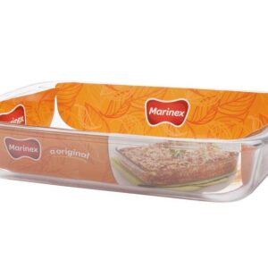Lasanheira de Vidro Retangular 3,7L - Marinex - Formas e Assadeiras