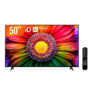 Smart TV LED 50" Ultra HD 4K LG 50UR8750PSA ThinQ AI 3 HDMI 2 USB Wi-Fi Bluetooth HDR10 - TVs