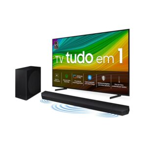Smart TV 50" QLED 4K 50Q60D 2024 + Soundbar HW-B550/ZD - Samsung - TV 4K Ultra HD