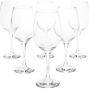 Kit 6 Taças Vidro Para Vinho/ Água 385Ml Nadir Figueiredo - Taça de Vinho