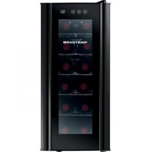 Adega Climatizada Brastemp 12 Garrafas com Painel Touch All Black BZC12 B Preto - Adega
