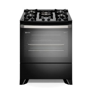 Fogão 5 bocas Electrolux Preto Experience Mesa de Vidro, PerfectCook e VaporBake (FE5GP) - Fogão 5 Bocas