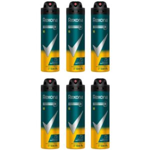 Desodorante Antitranspirante Aerossol Rexona - Motion Sense V8 Masculino 150ml 6 Unidades - Desodorante