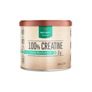 100% Creatine - Creatina Monohidratada 300g - Nutrify - Creatina