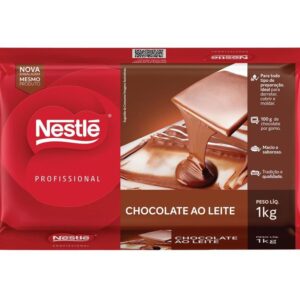 Barra Chocolate Profissional ao Leite 1kg Nestlé - Chocolate / Barra de Chocolate