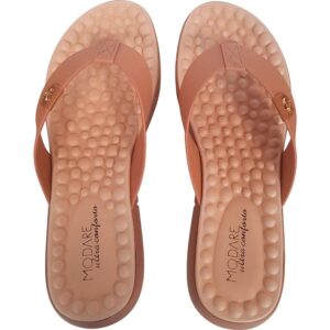 Chinelo Ortopédico Modare Feminino Esporão Massageador Macio Amortecedor Sandália Fascite Plantar - Chinelo Feminino