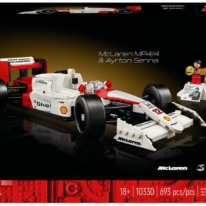 LEGO Icons McLaren MP4/4 e Ayrton Senna - 10330 693 Peças - Blocos de Montar