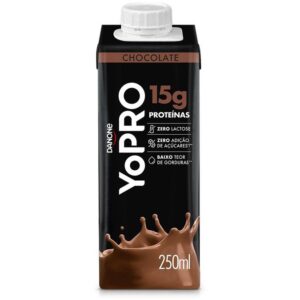 Bebida Láctea UHT com 15g de Proteínas YoPRO - Chocolate Sem Lactose Zero Açúcar 250ml - Bebida Láctea