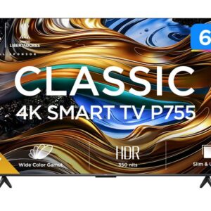 Smart TV 65" 4K UHD LED TCL 65P755 Wi-Fi Bluetooth 3 HDMI 1 USB - Smart TV