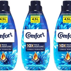 Kit Amaciante de Roupa Comfort Intense Original - Concentrado 1L Cada 3 Unidades - Amaciante