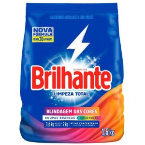 Sabão em Pó Brilhante Limpeza Total Blindagem das Cores 1,6kg - Sabão em Pó