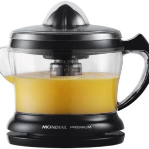 Espremedor de Frutas Mondial E-02 Premium - Elétrico 30W 1,25L Automático - Espremedor de Fruta