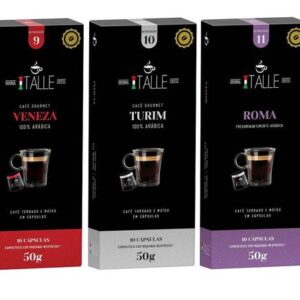 Café Cápsula Nespresso Café Italle Compatível 5 Caixas - Cápsula de Café