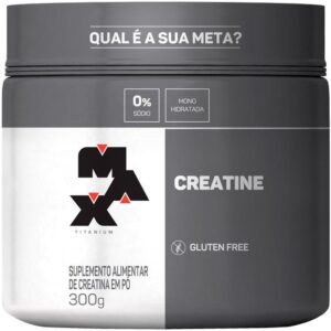 Creatina Max Titanium em Pó 300g sem Sabor - Creatina