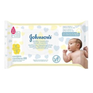Toalhinhas Johnson's Recém-Nascido c/ 48 Unidades - Johnson's Baby - Lenço Umedecido Adulto