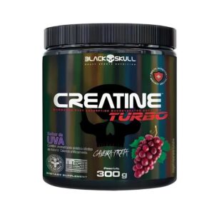 Creatina Turbo Pote 300g - Black Skull - Kit de Suplementos