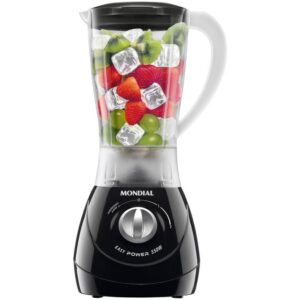 Liquidificador Mondial Easy Power L-550-W Preto 2 Velocidades 550W - Liquidificadores