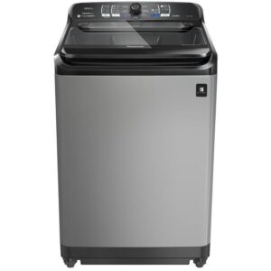 Lavadora de Roupas Panasonic NA-F120B1TA - 12Kg Cesto Inox 8 Programas de Lavagem Titânio - Máquina de Lavar