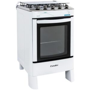 Fogão 4 Bocas Esmaltec Ágata Branco - Fogão 4 Bocas