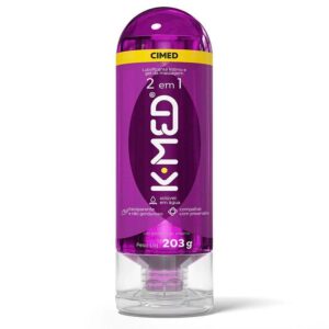 Gel Lubrificante Íntimo K-MED 2 em 1 203g - Lubrificante Íntimo Sexual