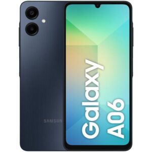 Smartphone Samsung Galaxy A06 128GB 4GB RAM Azul Escuro 6,7" Câm. Dupla + Selfie 8MP - Samsung Galaxy