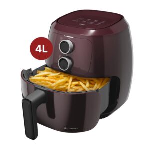 Fritadeira Elétrica Sem Óleo WAP Air Fryer 4L 1500W Vemelha 220V - Fritadeira sem Óleo / Air Fryer