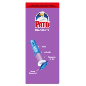 Pato Desodorizador Gel Adesivo Edição Limitada Game das Frutas, Limpeza Banheiro, Vaso Sanitário Limpo e Perfumado, 12 Discos