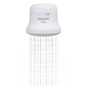 Zagonel Chuveiro Elétrico Branco Ideale Plus 4T, 6800W 220V