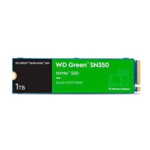 SSD WD Green SN350 1TB NVMe M.2 2280 (Leitura até 2400MB/s e Gravação até 1850MB/s)