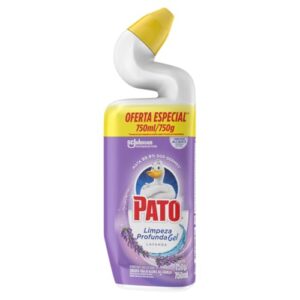 Pato Limpador Sanitário Gel, Lavanda, Limpeza Pesada, Banheiro e Vaso Sanitário, Pacote Promocional, 750ml