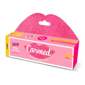 CARMED BFF Rosa Glitter Hidratante Labial com cor 10g