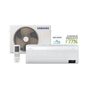 Ar-condicionado Split Inverter 12000 Btus Samsung Windfree High Wall Só Frio Ar12avhabwknaz 220v