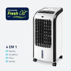 Climatizador Flash Air, Mondial, Branco/Preto, 80W, 220V - CL-03