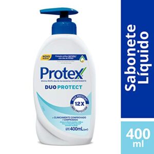 Sabonete Líquido Antibacteriano para as Mãos Protex Duo Protect Duo Protect 400ml