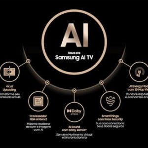 Samsung Smart TV 55" Neo QLED 4K 55QN85D - Processador com AI, Upscaling 4K, Mini LED, Painel 120hz