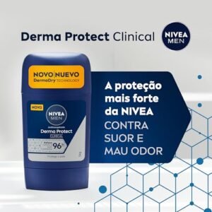 NIVEA MEN Desodorante Stick Masculino Derma Protect Clinical 54g