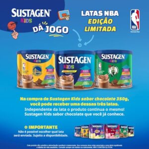 Sustagen Kids Complemento Alimentar Sabor Chocolate - Lata 350G